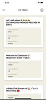 Clubhouse Tools capture d'écran 3
