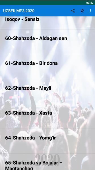Uzbek Eng Sara Xit Qo'shiqlar (TOP 100) for Android - APK Download