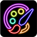 Magic Doodle Art - Neon Paint Art - Neon Color Art APK