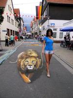 3D Funny Pictures - Street Art Affiche