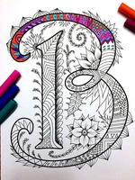 Unique Letter Wallpaper ภาพหน้าจอ 1