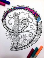 Unique Letter Wallpaper ภาพหน้าจอ 2