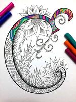 Unique Letter Wallpaper ภาพหน้าจอ 3