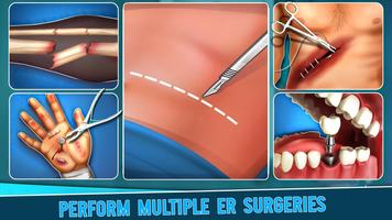 Chirurgie-Spiele Arztsimulator Plakat