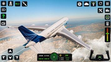 Simulateur de vol d'avion jeux Affiche