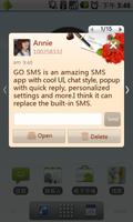 GO SMS Pro Valentine's Day the capture d'écran 1