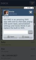 GO SMS Pro SimpleBlue theme screenshot 1