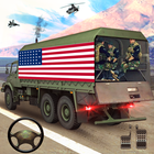 Truck Simulator Army Games 3D ไอคอน