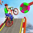 BMX Cycle Stunts Racing Games icône