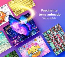 Teclado GO - Emojis & Themes Cartaz
