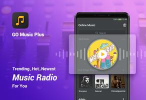 GO Music Player Plus - Free Music, Radio, MP3 پوسٹر