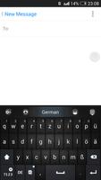 German for GO Keyboard - Emoji تصوير الشاشة 2