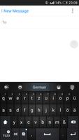 German for GO Keyboard - Emoji screenshot 2