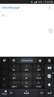 Lituana para GO Keyboard captura de pantalla 3