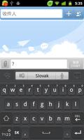 Slovak for GO Keyboard capture d'écran 3