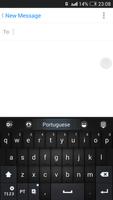 Portuguese Lang - GO Keyboard captura de pantalla 2
