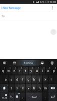 Filipino para GO Keyboard captura de pantalla 3