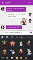 GO Keyboard Christmas Sticker capture d'écran 2