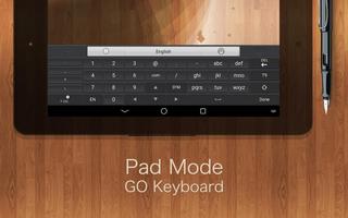 GO Keyboard Pad Plugin الملصق