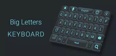 Big letters keyboard