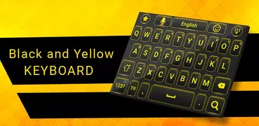 Black and yellow keyboard theme