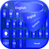 Blue keyboard theme icon