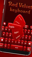 赤いベルベットのキーボード アプリダウンロード
