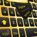 Black and Yellow Keyboard