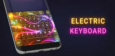 Teclado Elétrico RGB Colorido