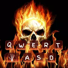 download Fire Skull Keyboard APK