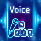 Teclado de sonido de voz icono