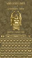 Gold Lucky Charm Go Keyboard t poster