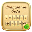 APK Champaign Gold Go Keyboard Theme