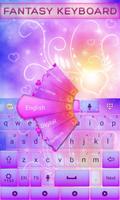 Fantasy GO Keyboard Theme captura de pantalla 1