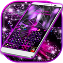 Фиолетовая тема клавиатуры APK