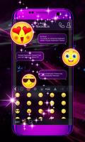 Purple Keyboard Theme screenshot 1