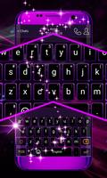 Purple Keyboard Theme captura de pantalla 2