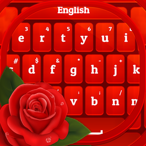 Teclado rosa roja 2023