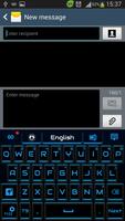 Cyber Blue Keyboard capture d'écran 2
