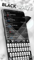 Black and White Keyboard الملصق