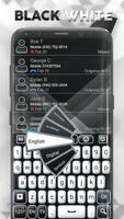 برنامه‌نما Black and White Keyboard عکس از صفحه