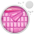 Pink GliTTer Keyboard Go icône
