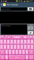Pink GliTTer Keyboard Go capture d'écran 2