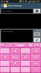 Descargar APK de Pink GliTTer Keyboard Go