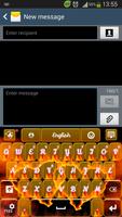 Fire Hearts Keyboard স্ক্রিনশট 1