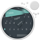 Flat Phone Keyboard أيقونة