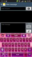 Laser Pink Keyboard captura de pantalla 3