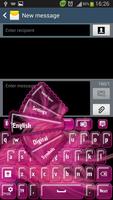 Pink Glow Keyboard पोस्टर