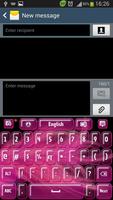 برنامه‌نما Pink Glow Keyboard عکس از صفحه