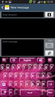 Pink Glow Keyboard स्क्रीनशॉट 3